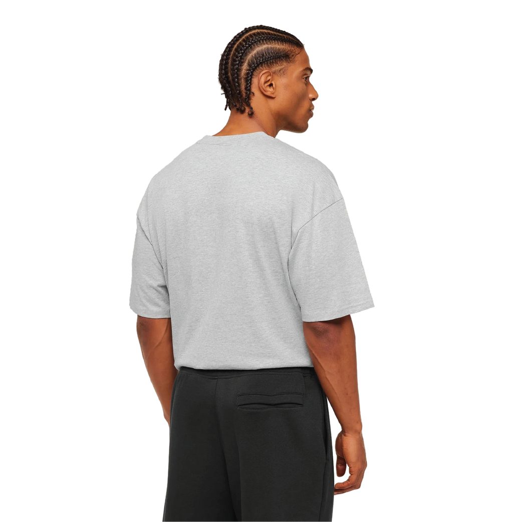 Gymshark Crest Oversized T-Shirt - Light Grey
