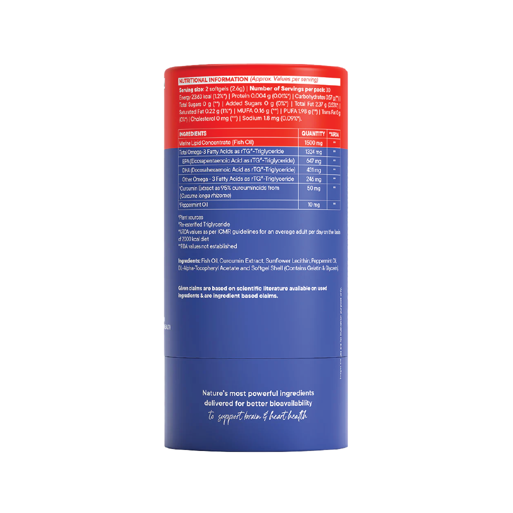 3x Strength Omega 3 Fish Oil