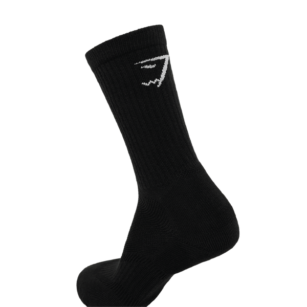 Gymshark Crew Socks 5pk - Black