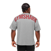 Gymshark Power T-Shirt - Charcoal Core Marl/Sets Red