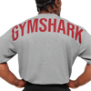 Gymshark Power T-Shirt - Charcoal Core Marl/Sets Red