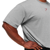 Gymshark Power T-Shirt - Charcoal Core Marl/Sets Red