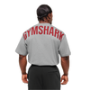 Gymshark Power T-Shirt - Charcoal Core Marl/Sets Red