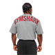 Gymshark Power T-Shirt - Charcoal Core Marl/Sets Red
