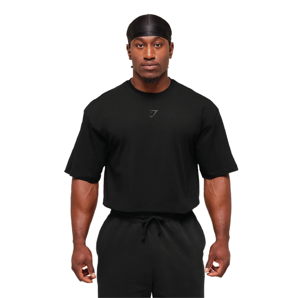 Gymshark Power T-Shirt - Black/Asphalt Grey