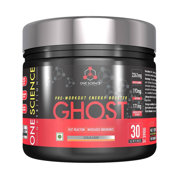 One Science Ghost Pre Workout, 390 g (0.85 lb), Cola Lime