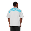 Gymshark Power T-Shirt - GS White/GS Brand Blue