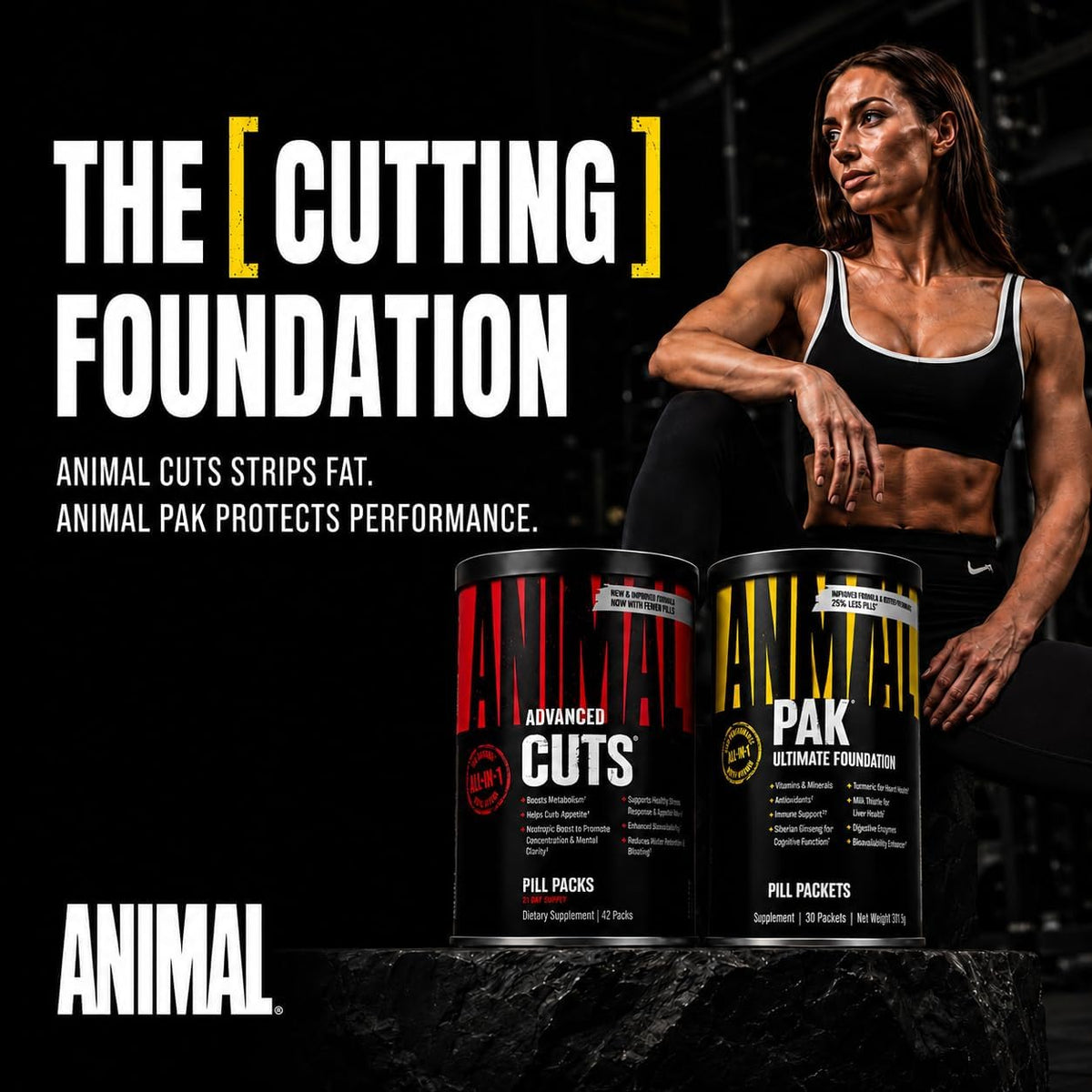 Animal Cuts Thermogenic Fat Burner Complex for Men & Women | 42 Pill Packs