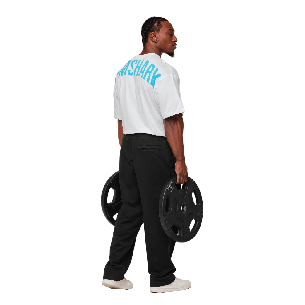 Gymshark Power T-Shirt - GS White/GS Brand Blue