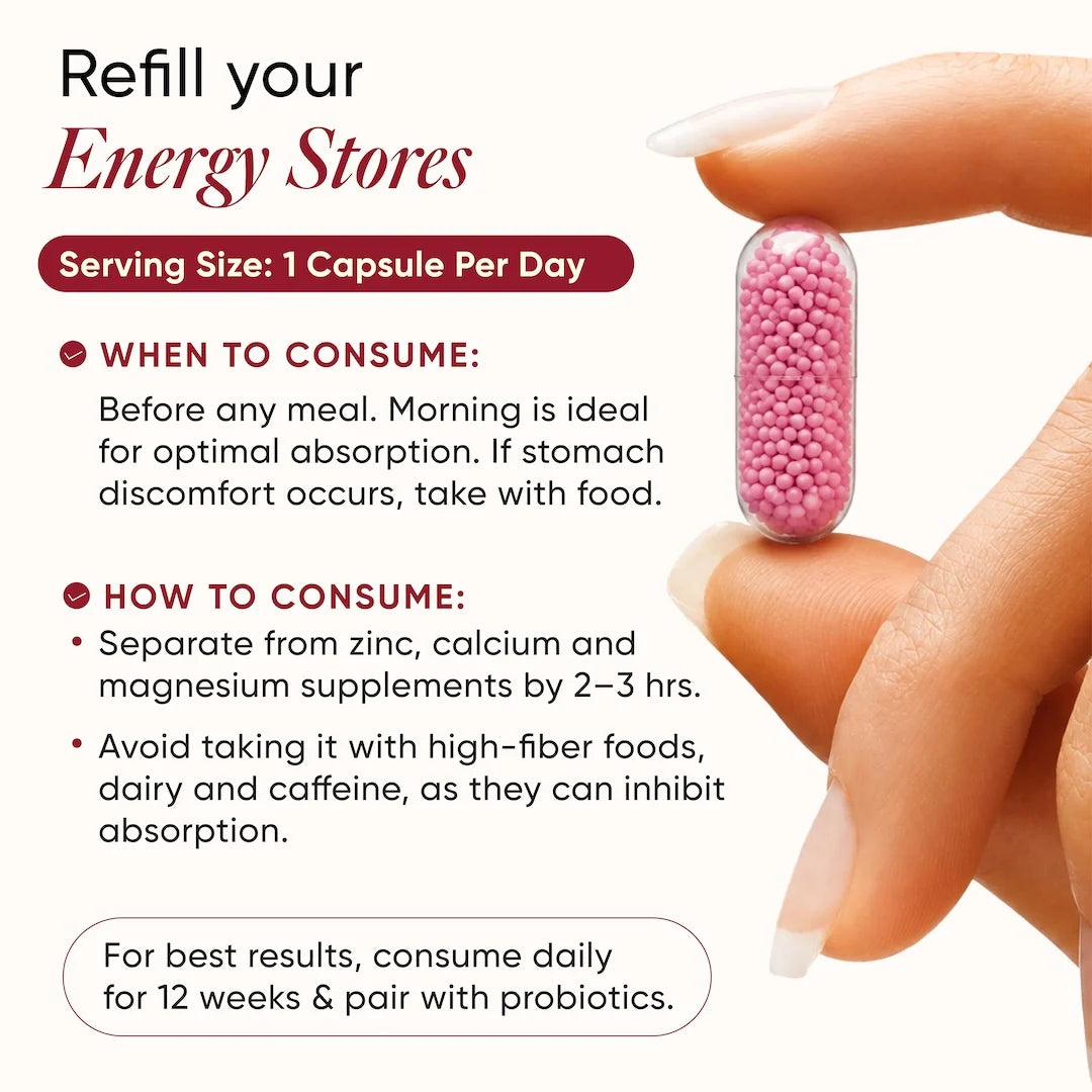 Liposomal Iron Complex |Pack of 60 Capsules