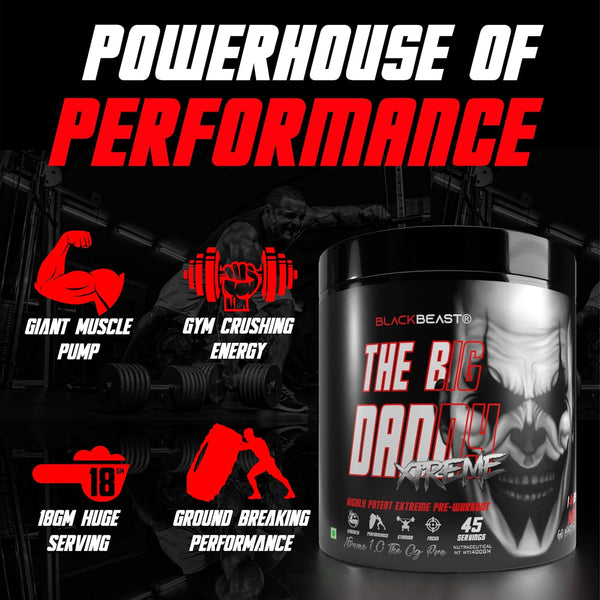 THE BIG DADDY XTREME 1.0 The OG PREWORKOUT by BLACK BEAST