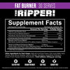 JNX SPORTS The Ripper Thermogenic Pre Workout Powder, 30 Servings