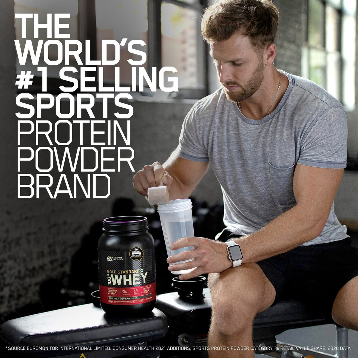 Gold Standard 100% Whey Protein Powder | Double Rich Chocolate | 1.7 kg