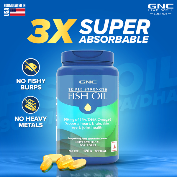 GNC Triple Strength Fish Oil