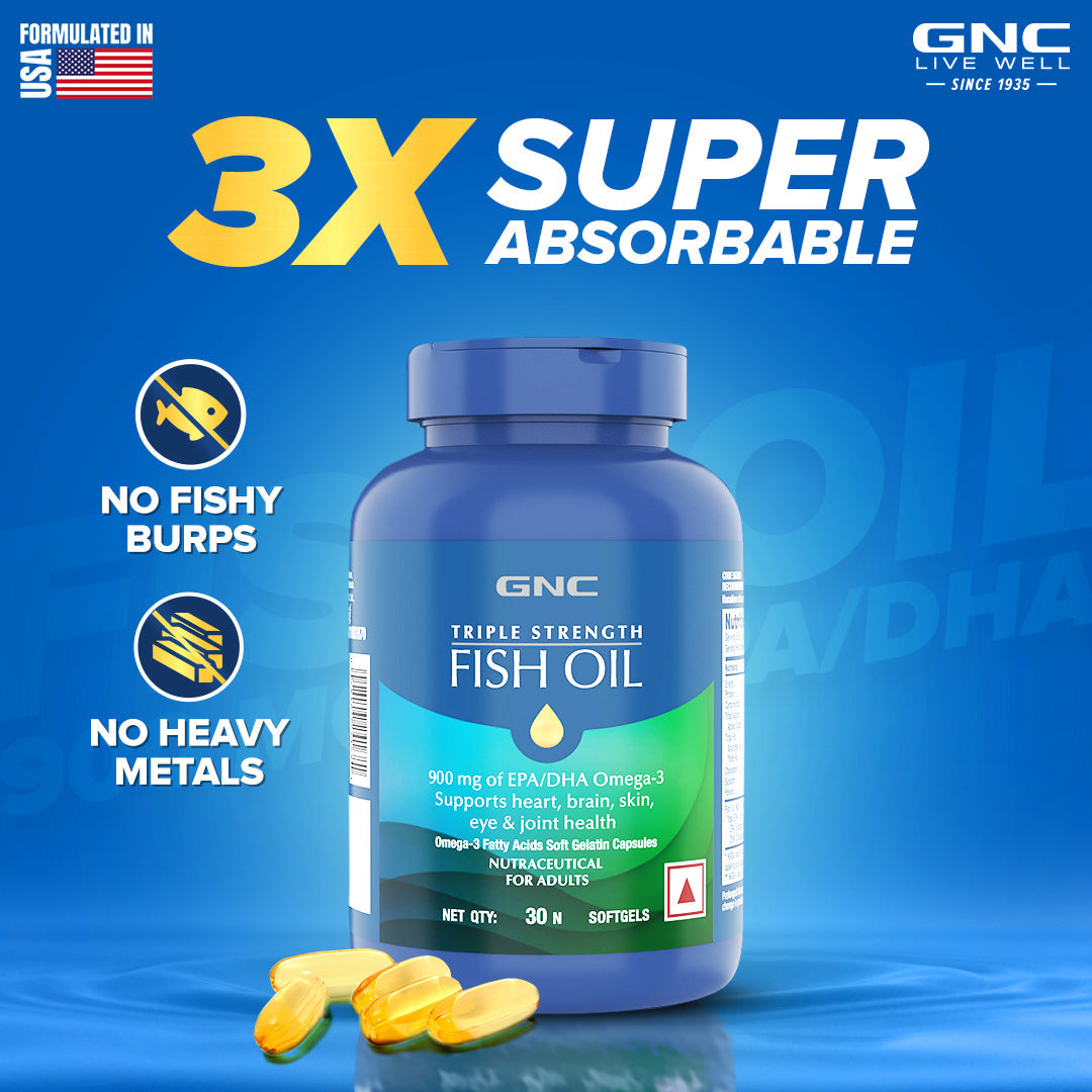 GNC Triple Strength Fish Oil