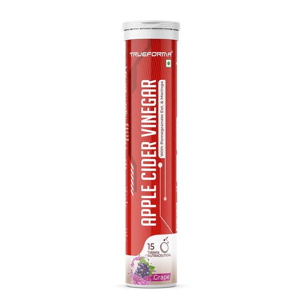 Trueforma® Apple Cider Vinegar with Pomegranate Extract & Moringa | Effervescent Tablets