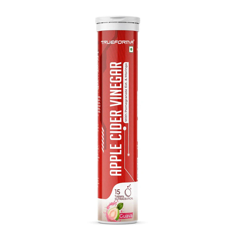 Trueforma® Apple Cider Vinegar with Pomegranate Extract & Moringa | Effervescent Tablets