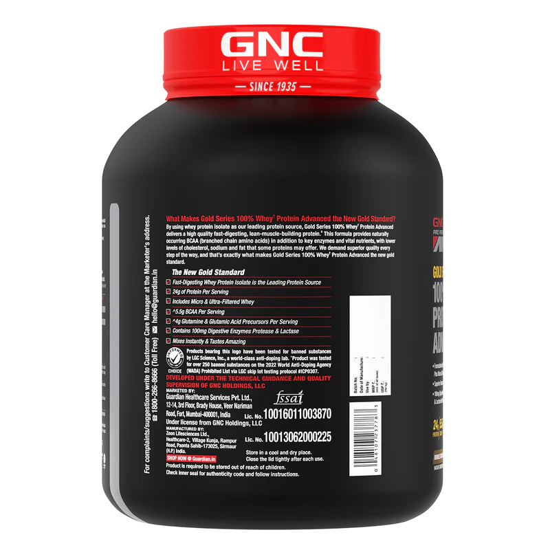 Gold Series 100% Whey Protein Advanced 4 lbs