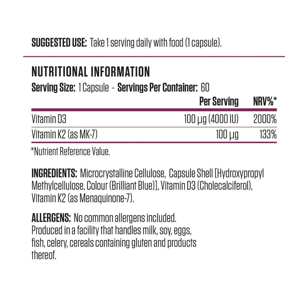 Vitamin D3 & K2