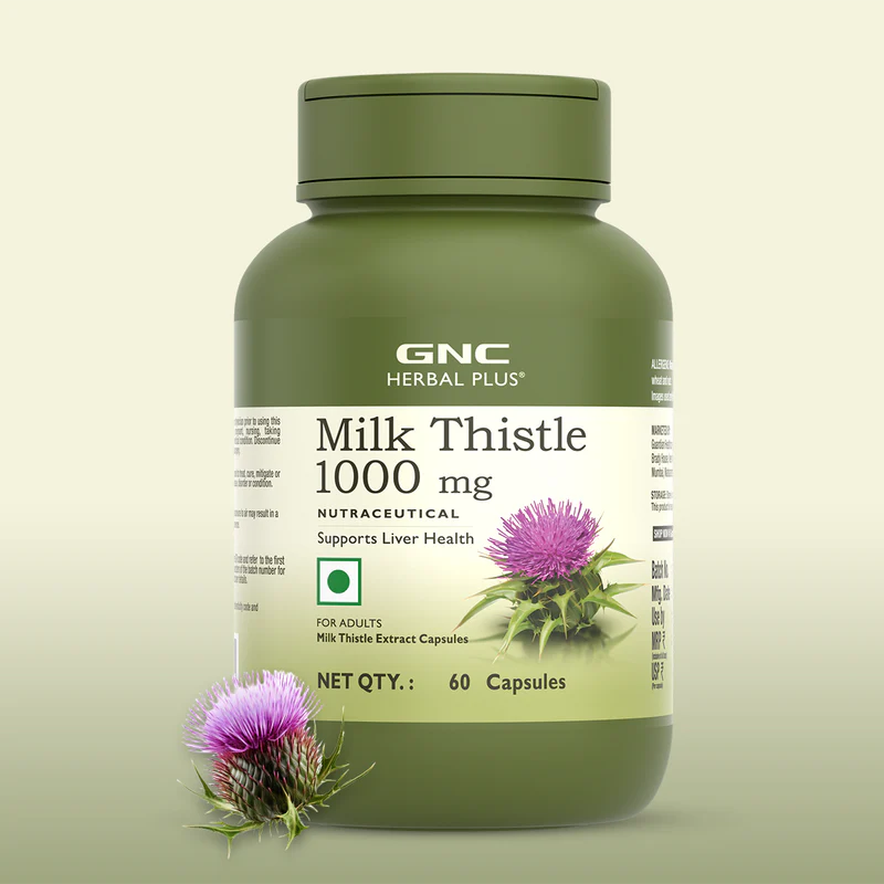 Herbal Plus Milk Thistle 1000mg Caps 1x60