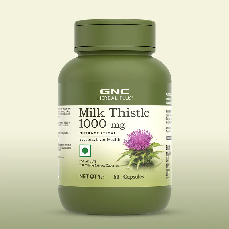 Herbal Plus Milk Thistle 1000mg Caps 1x60