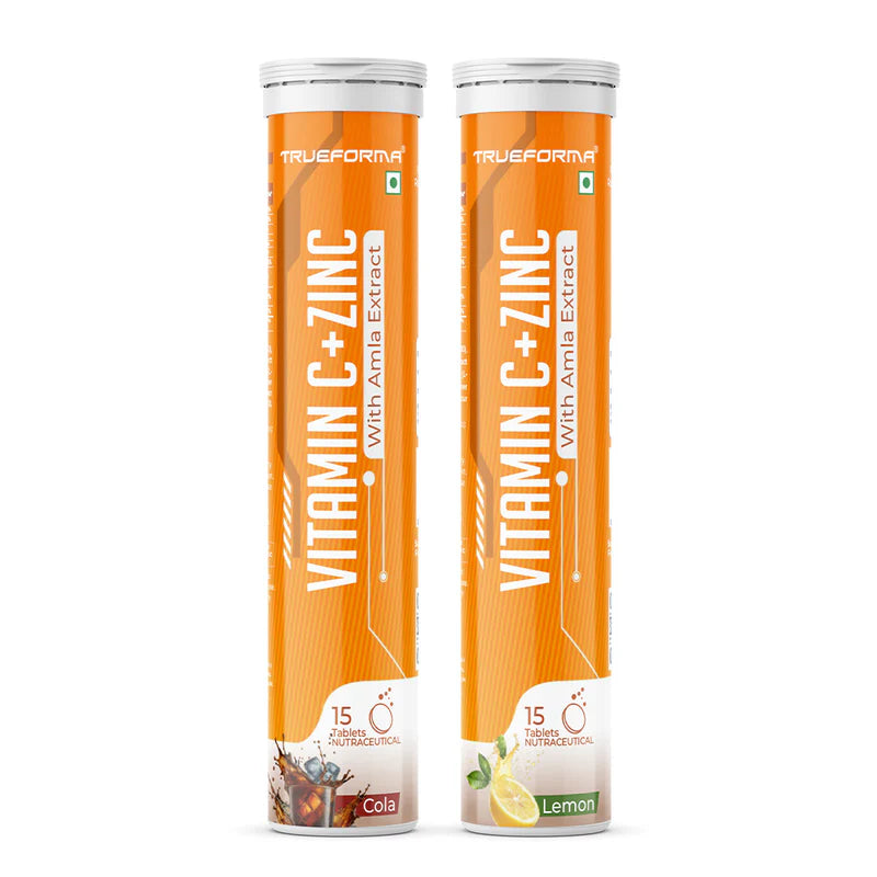 Trueforma® Vitamin C & Zinc with Amla Extract | Effervescent Tablets