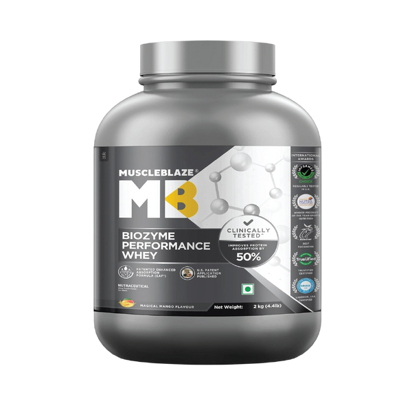 MuscleBlaze Biozyme Performance Whey