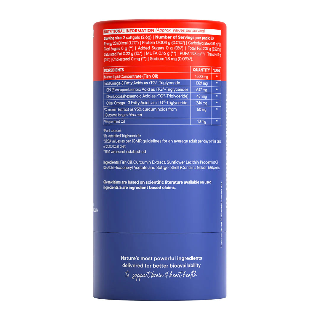 3x Strength Omega 3 Fish Oil
