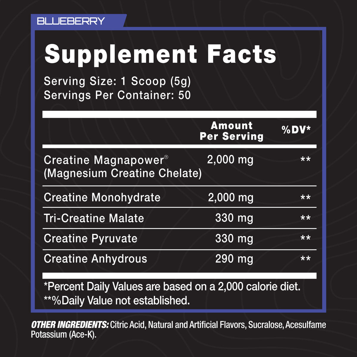 F5 Creatine (Blueberry) Black Series