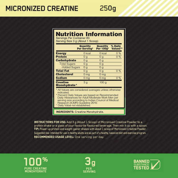 Micronised Creatine Powder