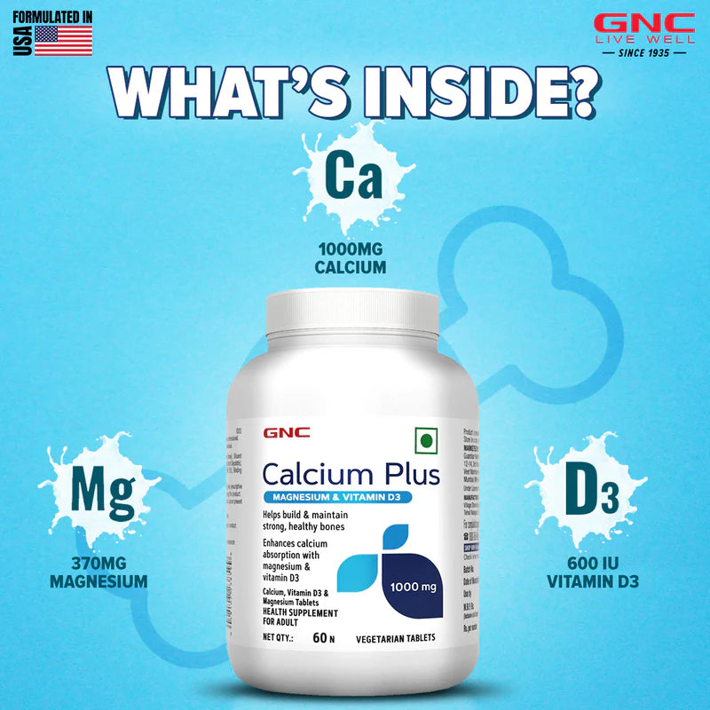 Calcium Plus 1000mg with Magnesium and Vitamin D3