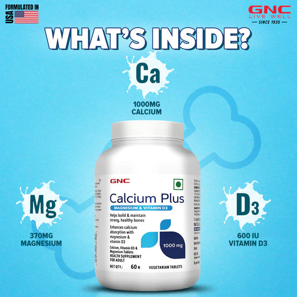 Calcium Plus 1000mg with Magnesium and Vitamin D3