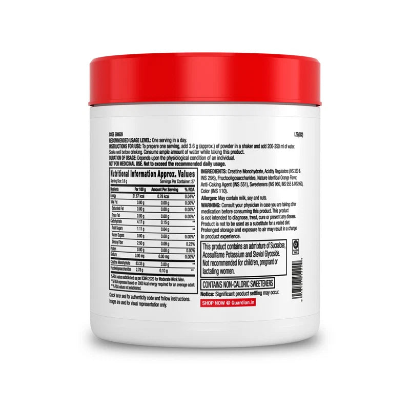 Creatine Monohydrate - Orange