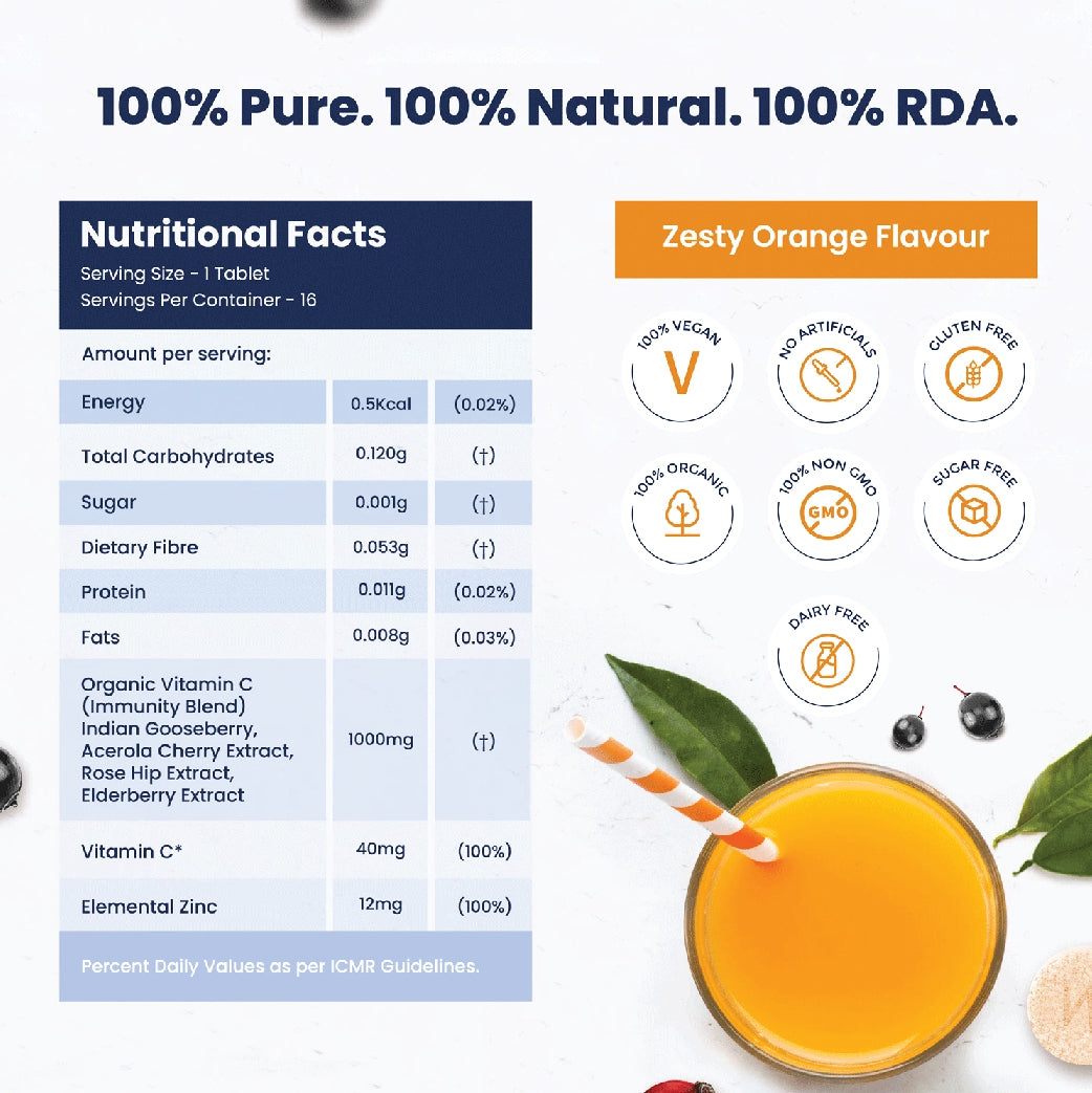 Organic Vitamin C + Zinc