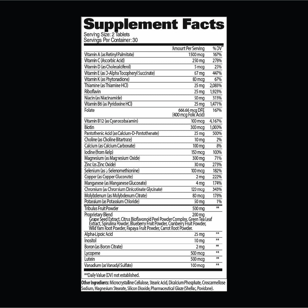 MENS MULTI+TEST VITAMIN
