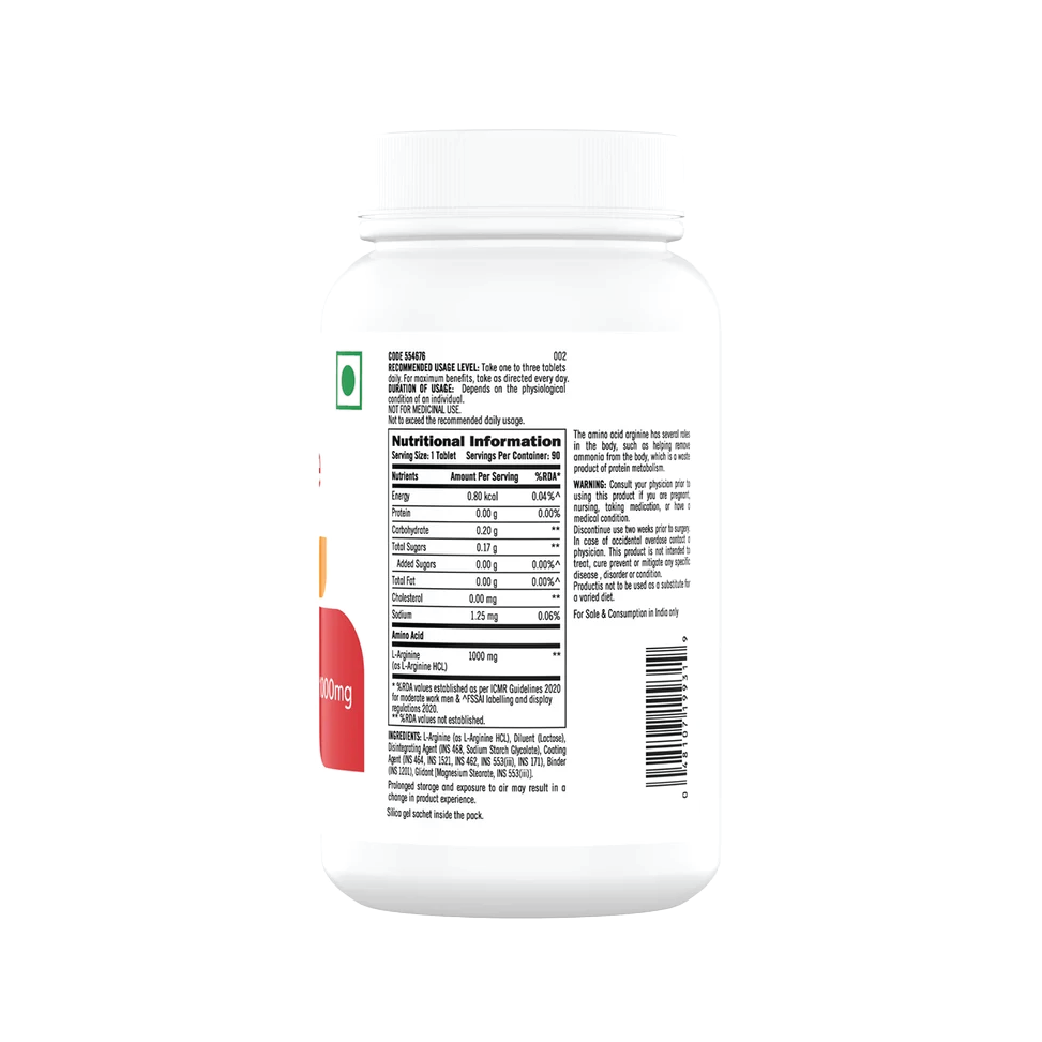 L-Arginine 1000mg
