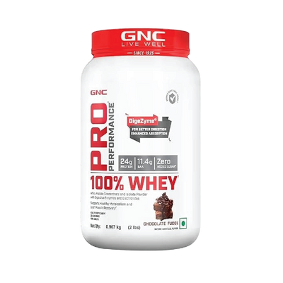 GNC Pro Performance 100% Whey |Chocolate Fudge| 907g