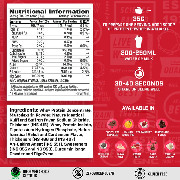 100% Whey Protein
