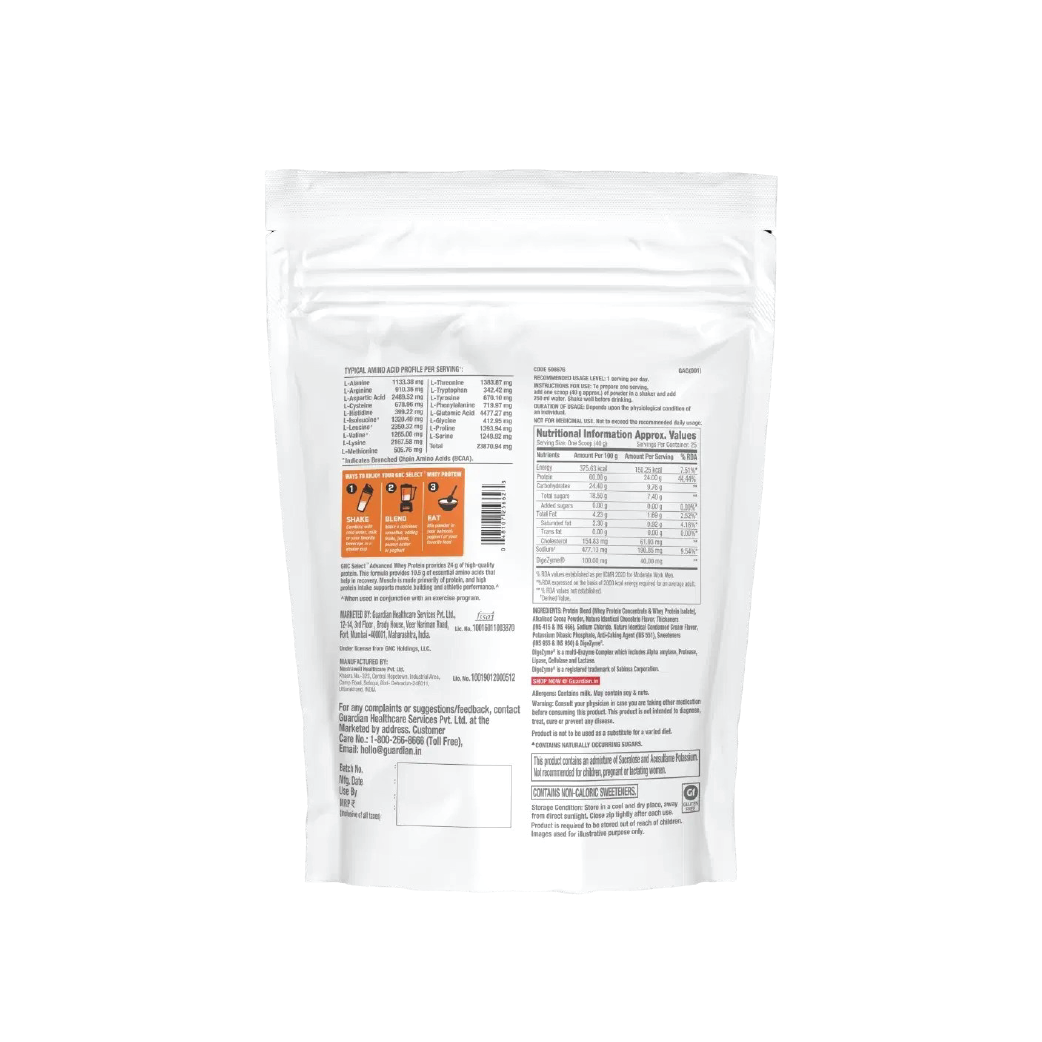 GNC SELECT ADVANCED WHEY
