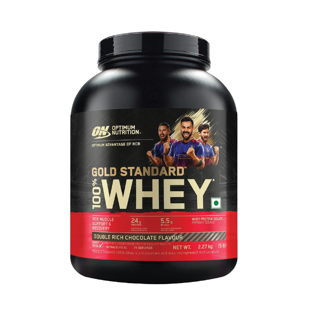 Gold Standard 100% Whey Protein Powder | Double Rich Chocolate | 5 lbs