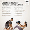 Creatine Monohydrate + HCL | 100g | 300mg Taurine | Unflavoured