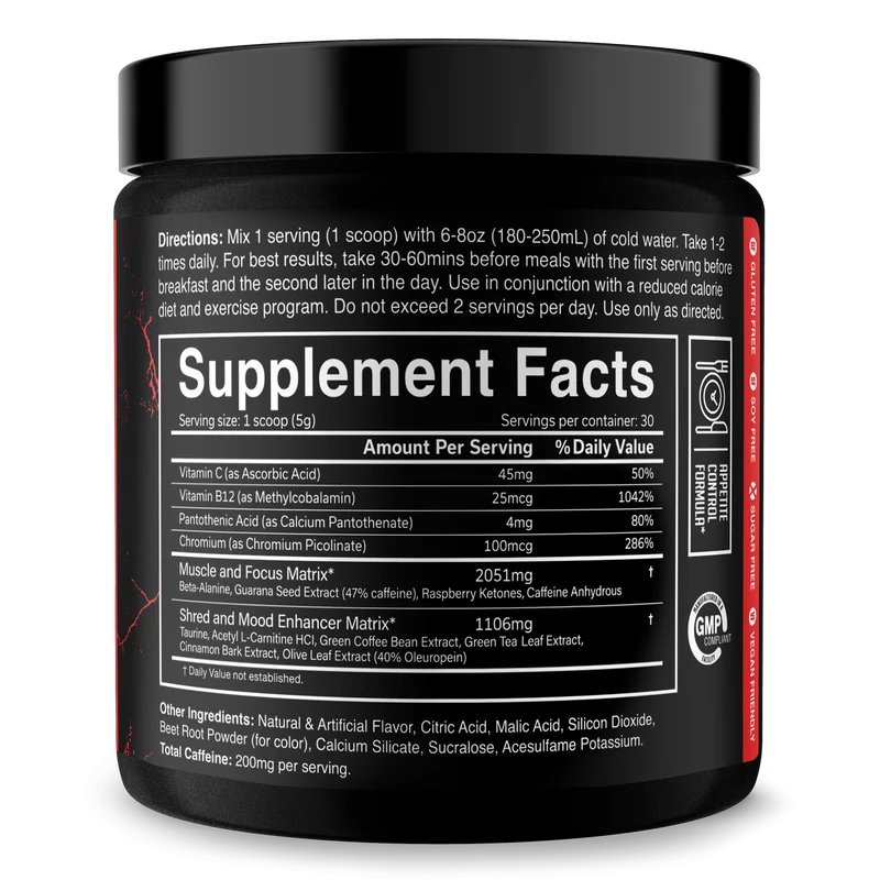 JNX SPORTS The Ripper Thermogenic Pre Workout Powder, 30 Servings
