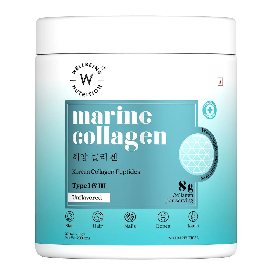 Pure Korean Marine Collagen Peptides | Unflavored | Combat Signs of Ageing