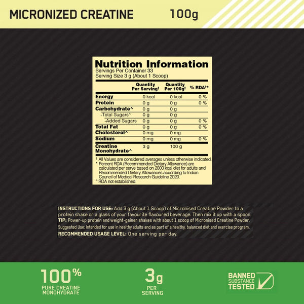 Micronised Creatine Powder