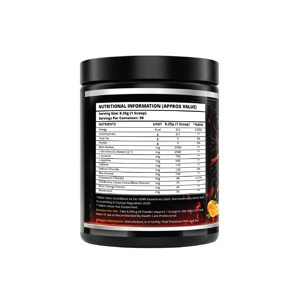 Peakcourage Nutrition Skull Rrage X