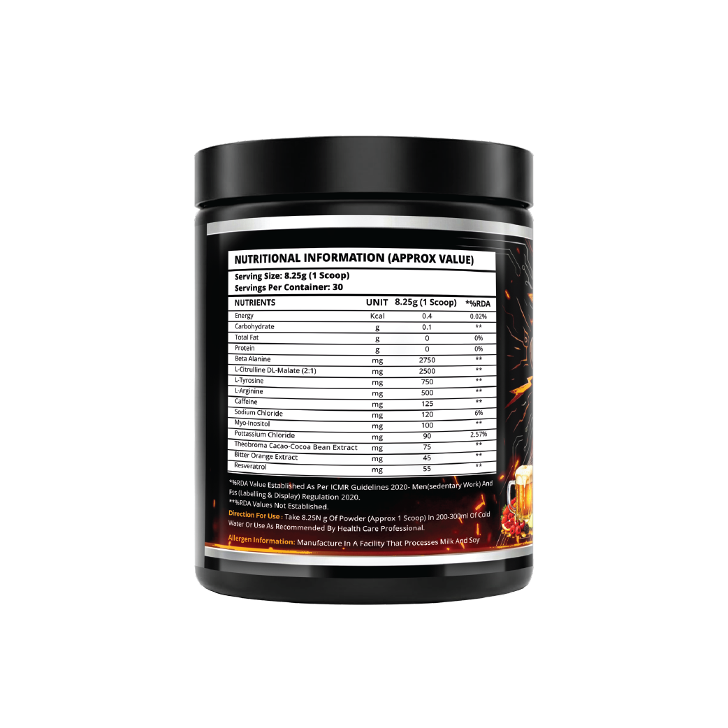 Peakcourage Nutrition Skull Rrage X