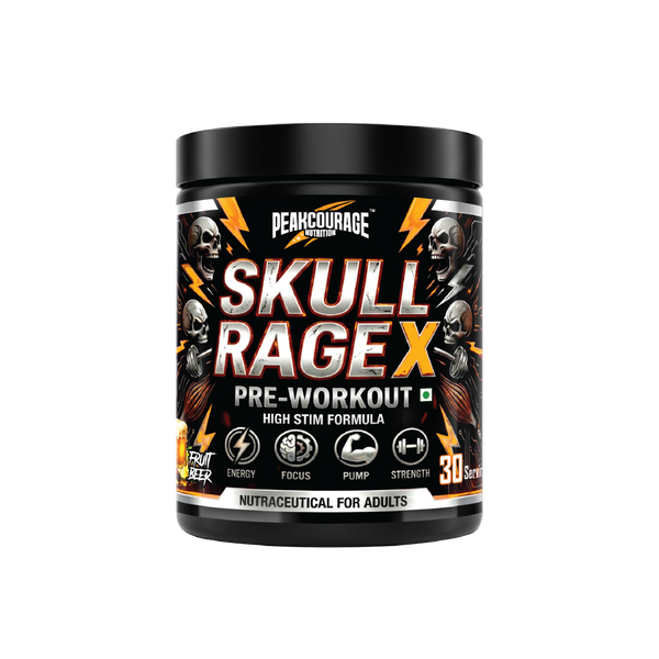 Peakcourage Nutrition Skull Rrage X