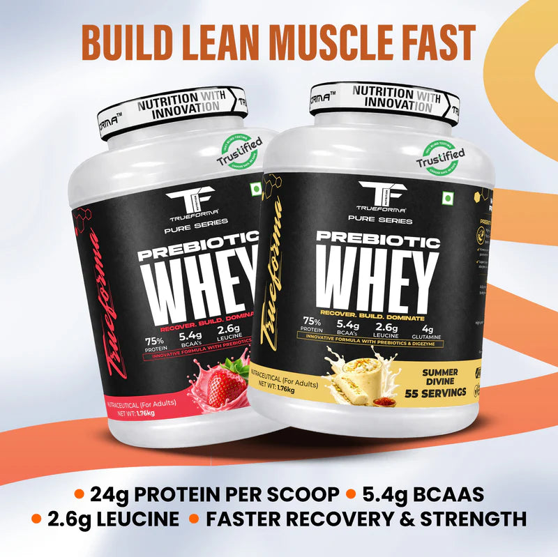 Trueforma® 100% Whey Protein with Prebiotics & Enzymes