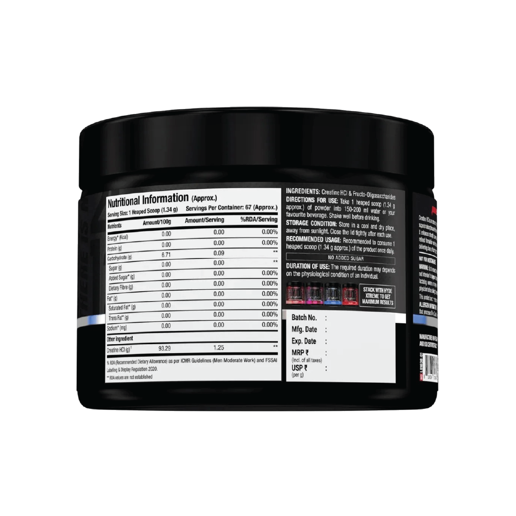 Prosupps Creatine HCL | Fast Absorption Creatine for Strength & Performance