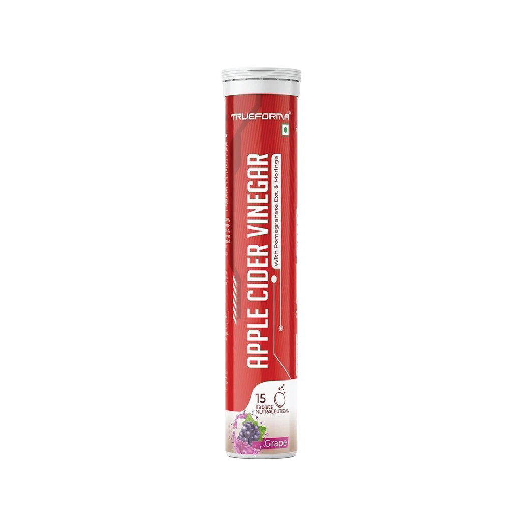 Trueforma® Apple Cider Vinegar with Pomegranate Extract & Moringa | Effervescent Tablets